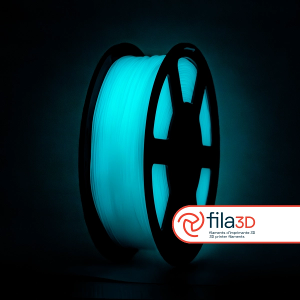 Bleu - Phosphorescent // Filament PLA, 1kg - Image 2