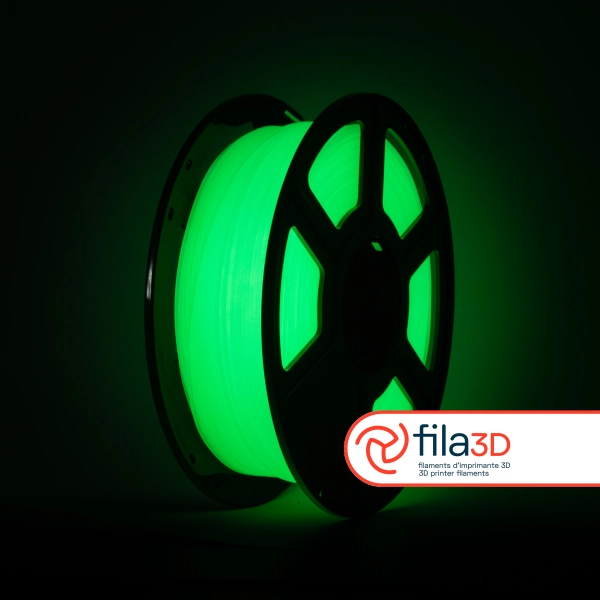 Green - Glow in the dark // PLA Filament, 1kg - Image 2