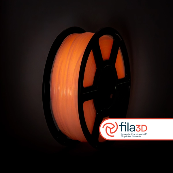 Orange - Phosphorescent // Filament PLA, 1kg - Image 2