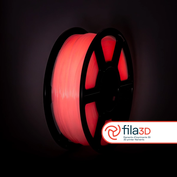 Rouge - Phosphorescent // Filament PLA, 1kg - Image 2