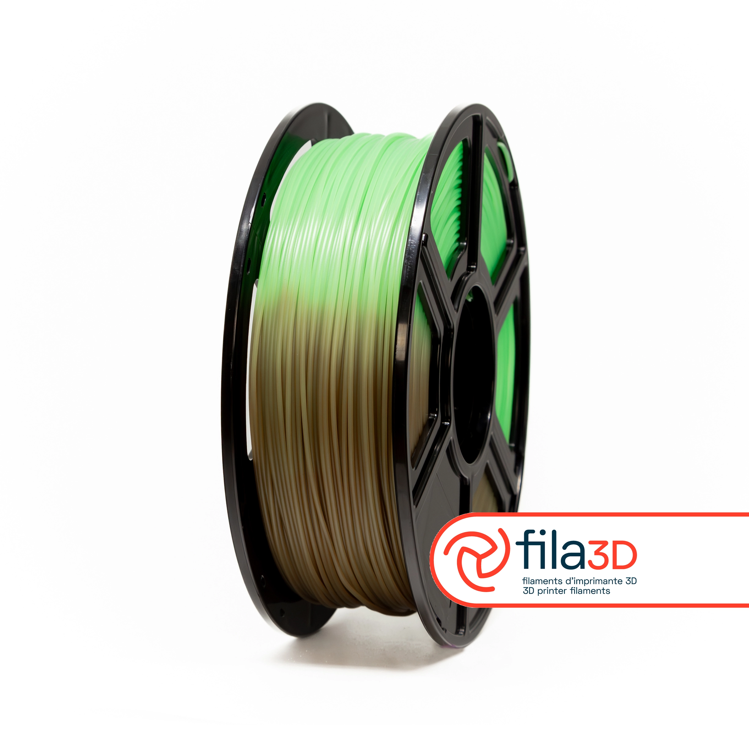 Brun à vert - Thermosensible // Filament PLA, 1kg –