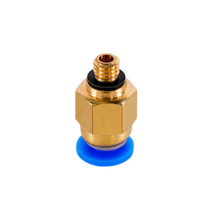 Pneumatic connector M5 10mm short for TPFE tube 2x4mm