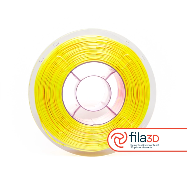 Jaune et rose - Satiné bicolore // Filament PLA, 1kg – Image 2