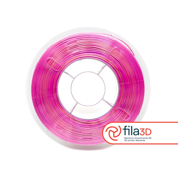Or et rose - Satiné bicolore // Filament PLA, 1kg - Image 2