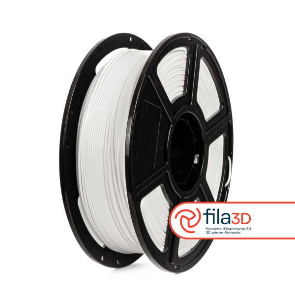 White // ABS+ filament, 1kg
