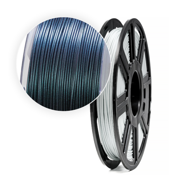 Gris foncé et bleu - Caméléon // Filament PLA, 250g