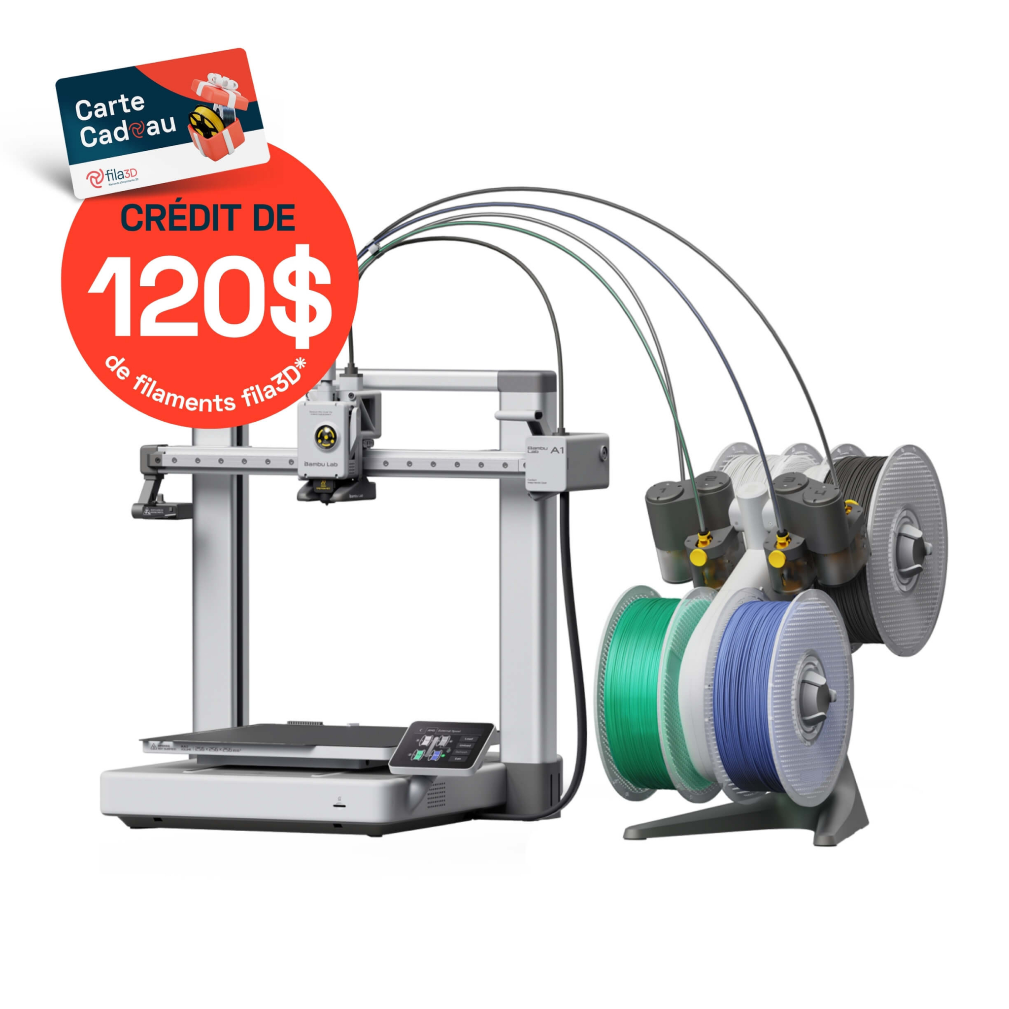 Bambu Lab A1 combo // Imprimante 3D