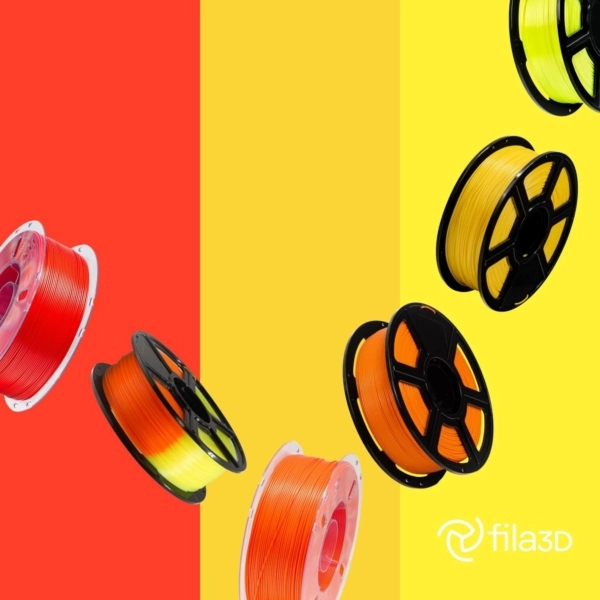 Trio de filaments - édition de feu