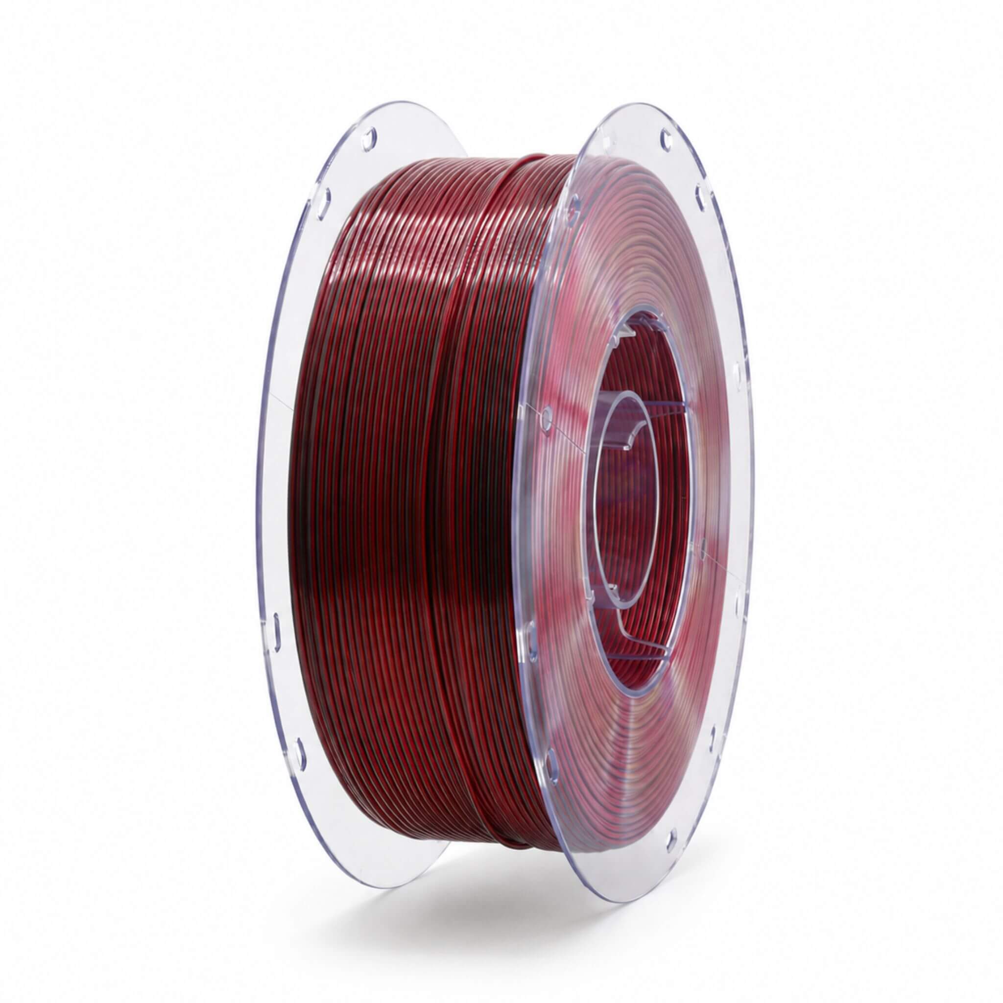 Noir et rouge - Satiné bicolore // Filament PLA, 1kg