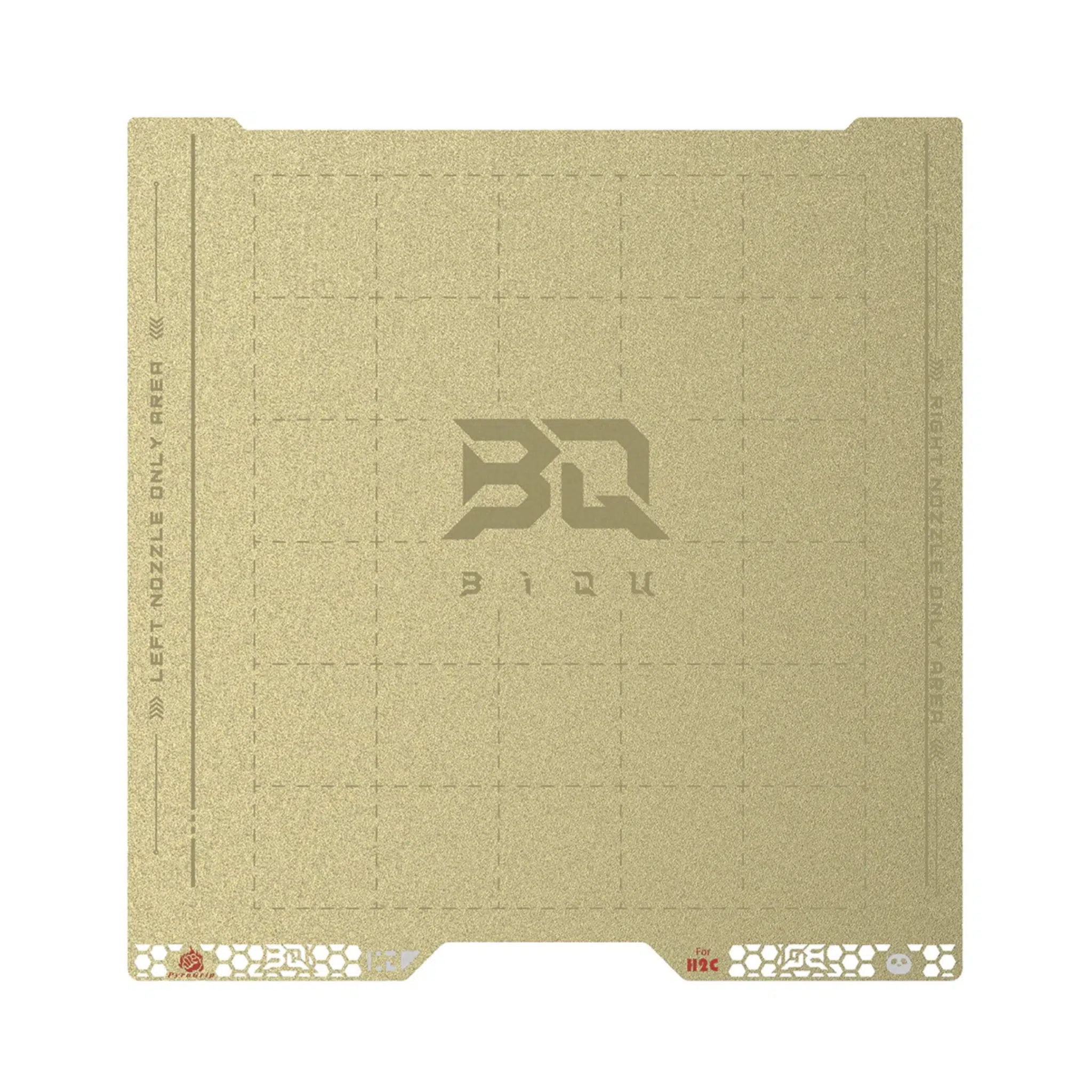 Plateau d'impression PyroGrip texturé deux côtés en PEI - Bambu Lab H2C // Biqu