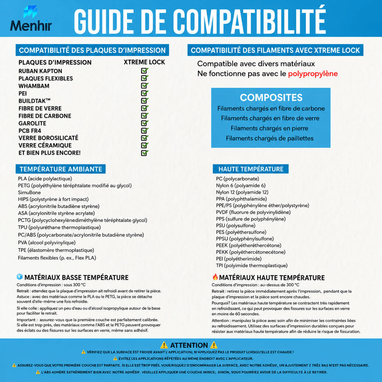 Colle en polymère Xtreme Lock pour plateau d'impression – Image 2
