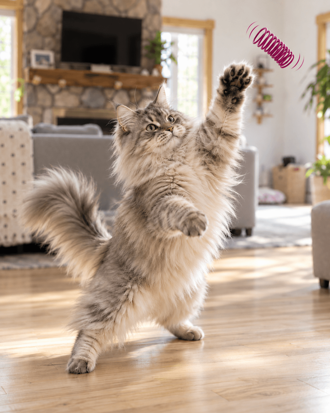 Jouet pour chat - Ressort imprimé en 3D – Image 4