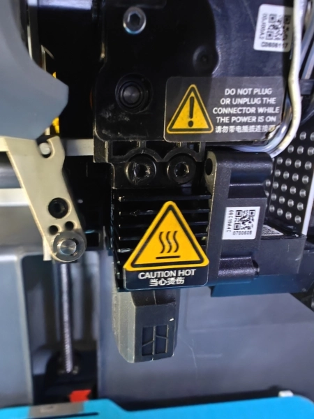 Click to view full screen Ensemble complet hotend avec buse en acier trempé 0.4mm - X1C // Bambu Lab photo review