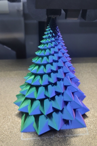 Rouge bleu vert - Satiné tricolore // Filament PLA, 1kg photo review